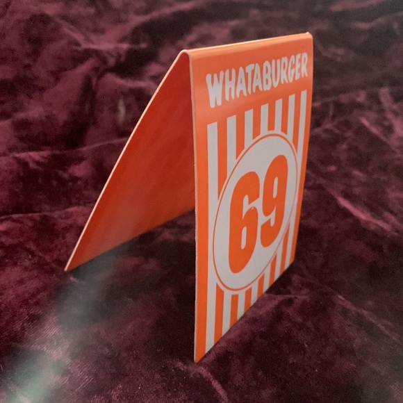 Whataburger Table Tent #69 - Picture 2 of 3